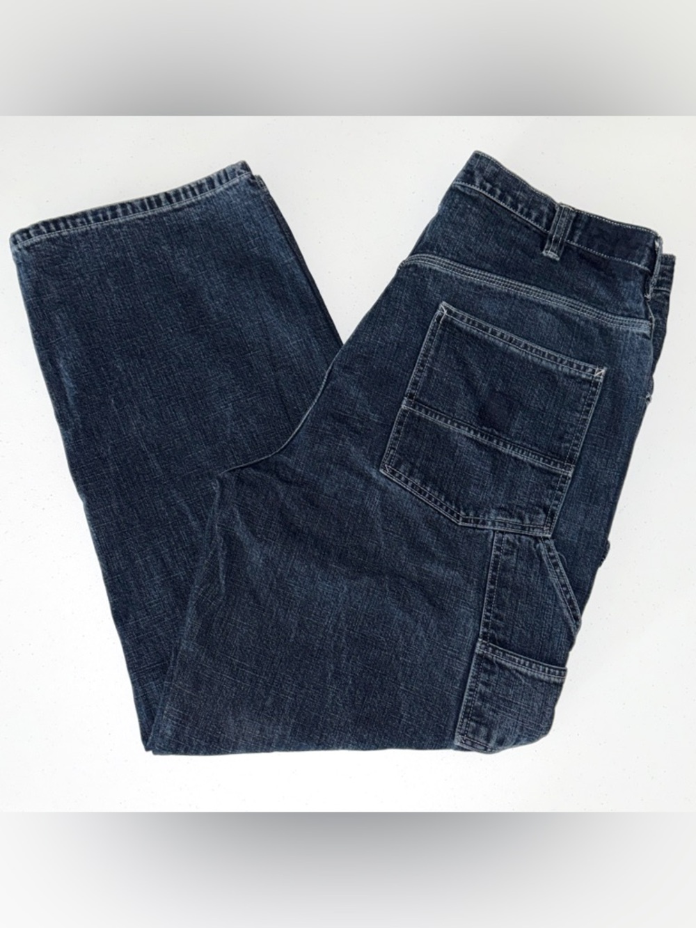 Men’s Dark Blue Carpenter Jeans Size 38x30
